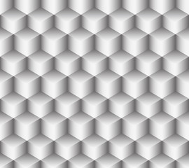 Bright seamless pattern of cubes