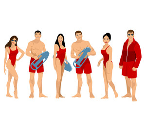 Portrait of a rescue team