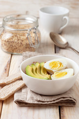 Healthy dietary breakfast