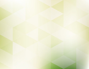 Abstract greeny yellowish geometric pattern with triangles. Vector graphic background