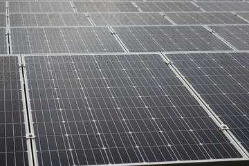 solar panel under the rain