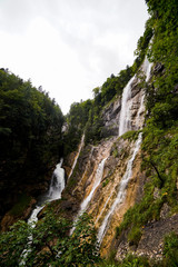Austria waterfall Hallstatt nature