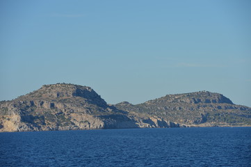 Fototapeta na wymiar Südküste Rhodos zwischen Lindos und Kalithea