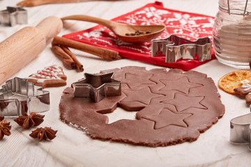 Christmas gingerbread cookies.