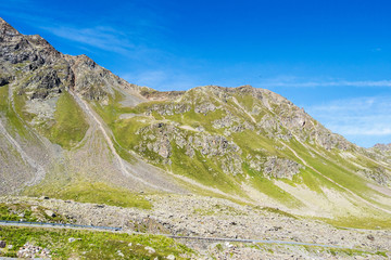 Fototapeta premium Schweiz - Schürlialp am Flüelapass