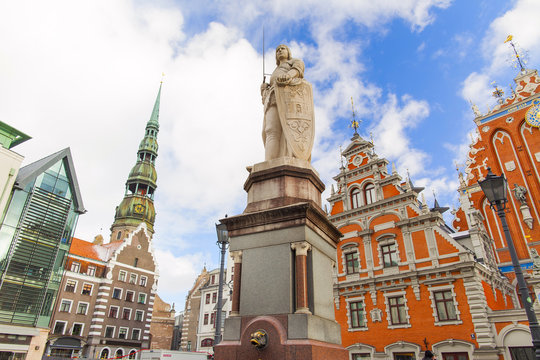 House of the Blackheads in the old Riga