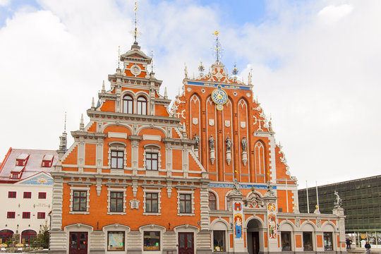 House of the Blackheads in the old Riga