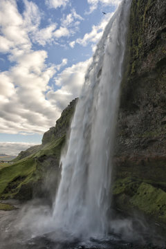 Island Wasserfall Seljalandsfoss © Steffen Eichner