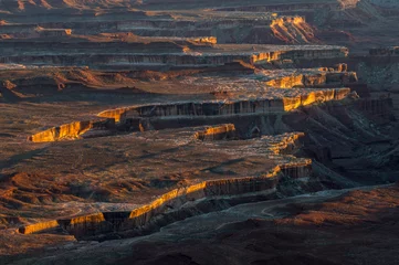Papier Peint photo Lavable Canyon Green river canyon sunset in Canyonlands