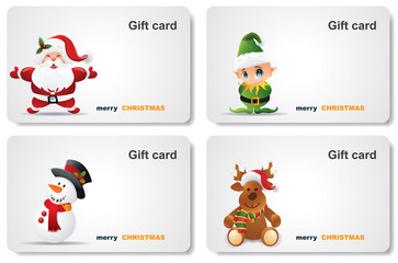 Christmas Gift Card Set