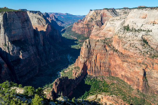 Zion valley in Zion national park