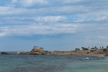 The pier of Cesarea harbor