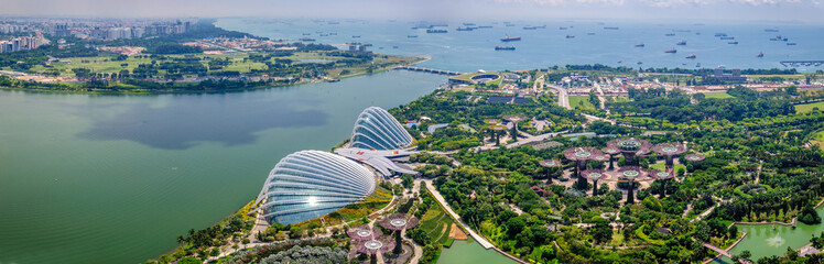 Naklejka premium Zatoka Singapurska