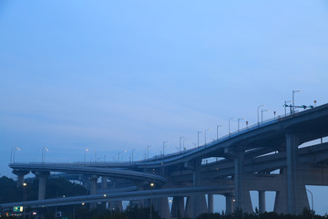 香川県坂出市　瀬戸大橋　与島PAのループ橋