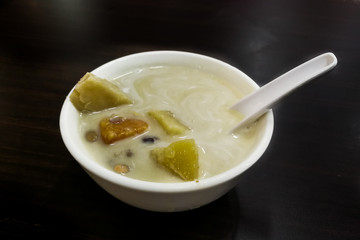 Bubur Cha cha is popular nyonya dessert among Malaysian food