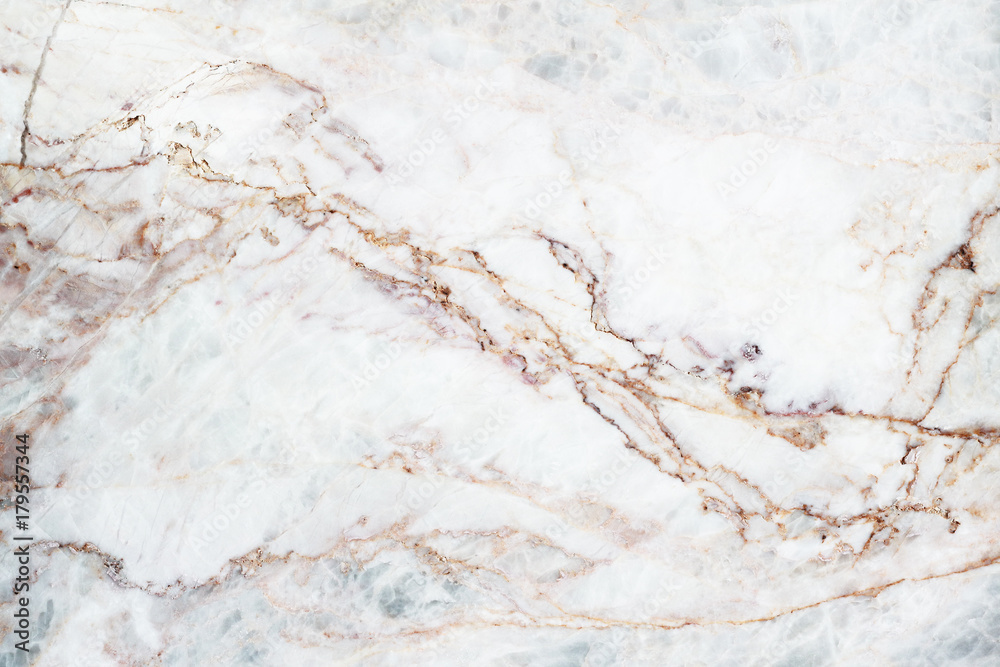Poster elegant white marble texture for pattern and background