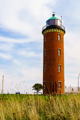 Hamburg Lighthouse at the North Sea in Cuxhaven Germany