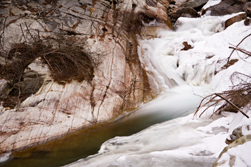 Winter Mountain Stream, Austria