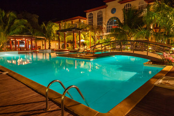 Fototapeta na wymiar Luxury swimming pool
