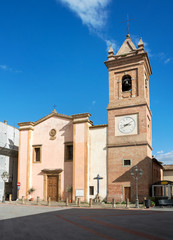 Fototapeta na wymiar Montaione Tuscany – Chiesa di San Regolo