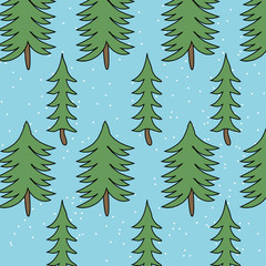 Fototapeta premium Christmas tree pattern