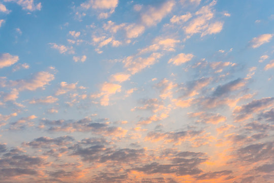 Fototapeta Beautiful sunrise sky and cloud in the morning