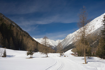 Obraz premium Winter Valley, Austria