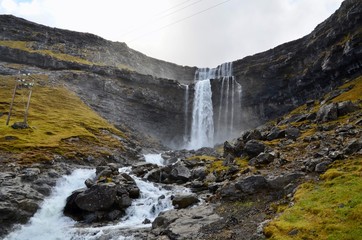 Fototapeta premium フェロー諸島 Faroe Islands ストレイモイ島 Streymoy Island サクスン周辺 around Saksun