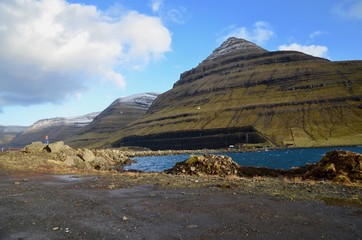 フェロー諸島 Faroe Islands クノイ島 Kunoy Island クノイ周辺 around Kunoy
