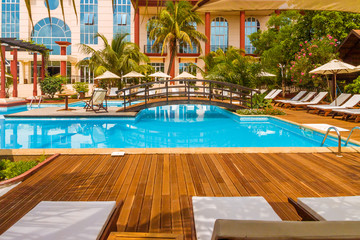 Luxury swimming pool