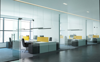 Contemporary modern offices interior