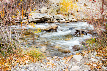 Fototapeta premium Autumn Mountain River 