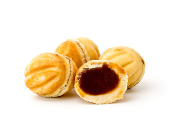 Biscuits with chocolate filling
