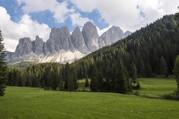 Fototapeta na wymiar Panorama alpino
