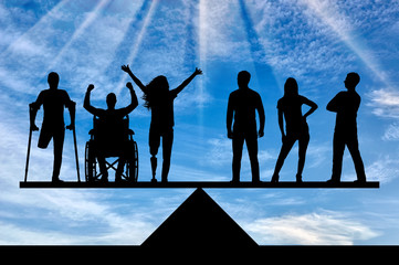 Concept of social b legal equality of persons with disabilities in society