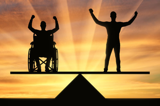 Concept of equal rights of persons with disabilities in society