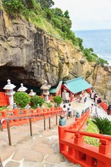 Obraz premium Beautiful View of Udo-Jingu Shrine in Miyazaki Prefecture