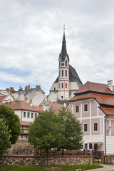 Fototapeta na wymiar Cesky Krumlov. Czech Republic. Panorama of city