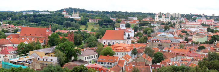 Panorama of the Vilnius Old Town
