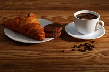 Coffee and sweetness to maintain good humor.