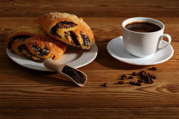 Coffee and sweetness to maintain good humor.