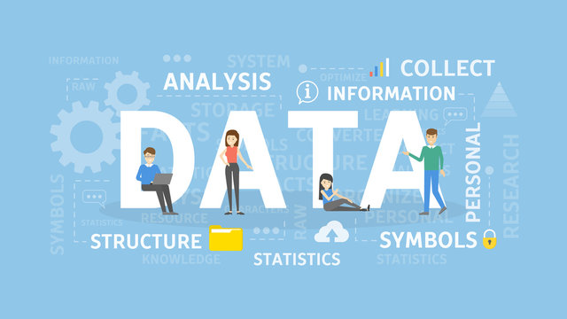 Data concept illustration.