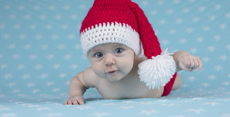 Happy Santa Christmas baby