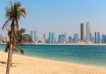 General view of Jumeirah Beach Park in Dubai