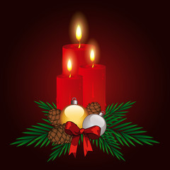 Christmas arrangement for the third Advent season
