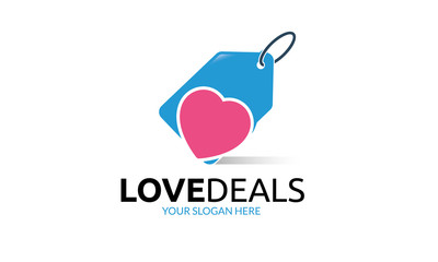Obraz premium Love Deal Logo