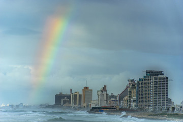 Tel Aviv rainbow