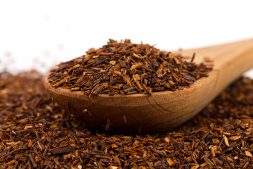 Heap of dry rooibos tea