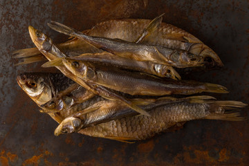 Salty dry river fish