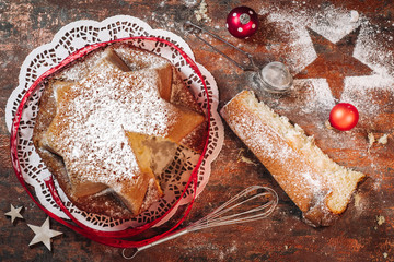 Italian Pandoro cake